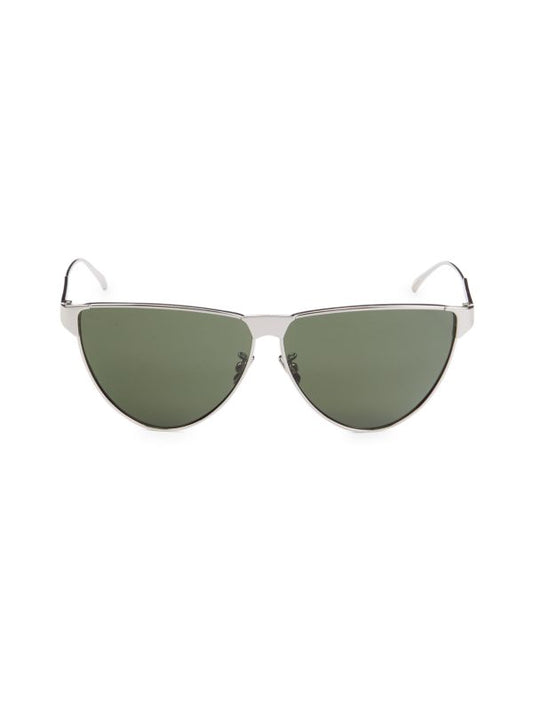 BOTTEGA VENETA Oval Sunglasses - Silver