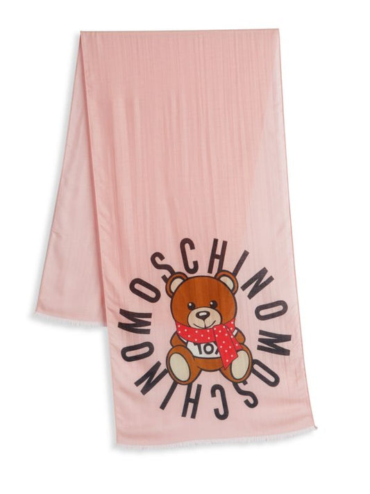 MOSCHINO Modal & Wool Scarf