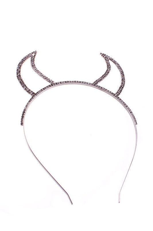 RHINESTONE DEVIL EARS HEADBAND TOY