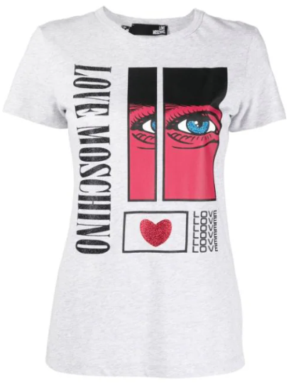 Love Moschino graphic Print T-shirt