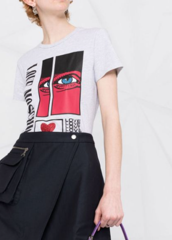 Love Moschino graphic Print T-shirt