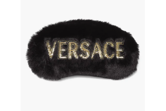 Versace Logo Sequin Eye Mask