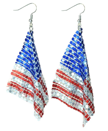 American Flag Earrings